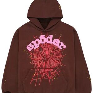 Brown Spider Graphic Hoodie